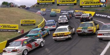 Heritage Revival cars parked at The Cutting.