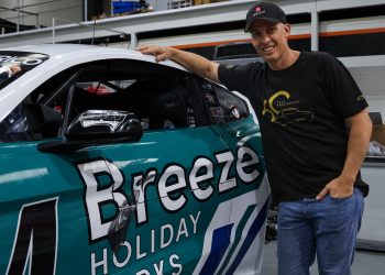 Brett Holdsworth and his GRM Ford Mustang. Image: Supplied