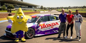 Tony D'Alberto's Honda Civic will sport new livery for season 2024 in support of the Starlight Children’s Foundation. Image: Supplied