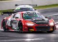 The Marc Cini/Lee Holdsworth/Dean Fiore-driven Audi R8 LMS GT3 by Melbourne Performance Centre.