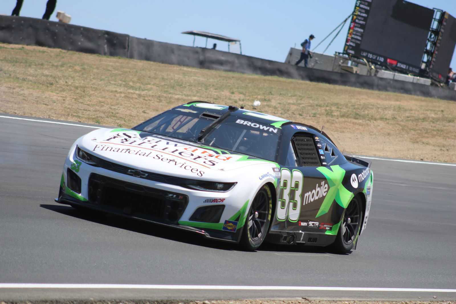 Brown finishes 31st in Caution-filled Sonoma race