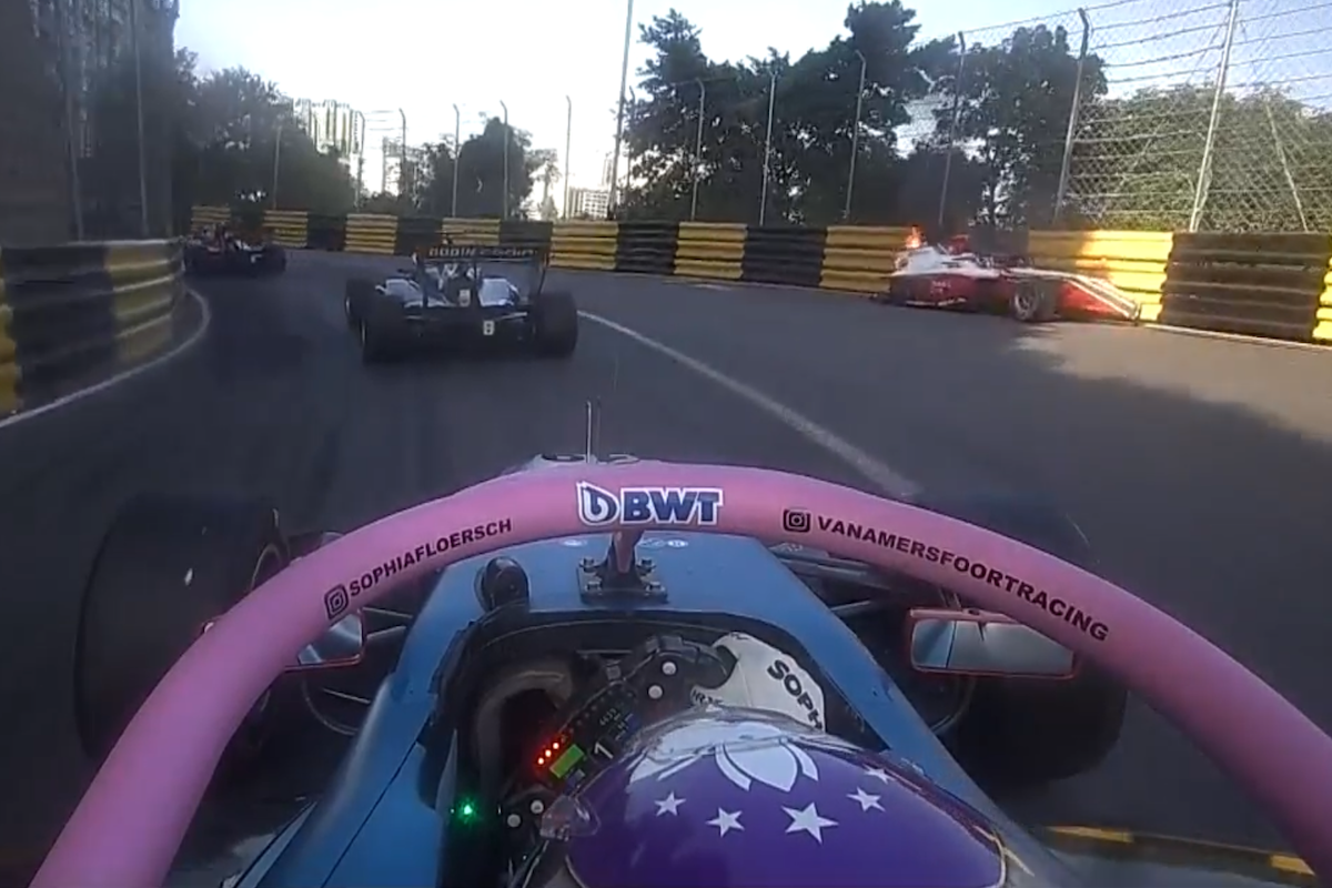 Macau Grand Prix stopped by fiery crash