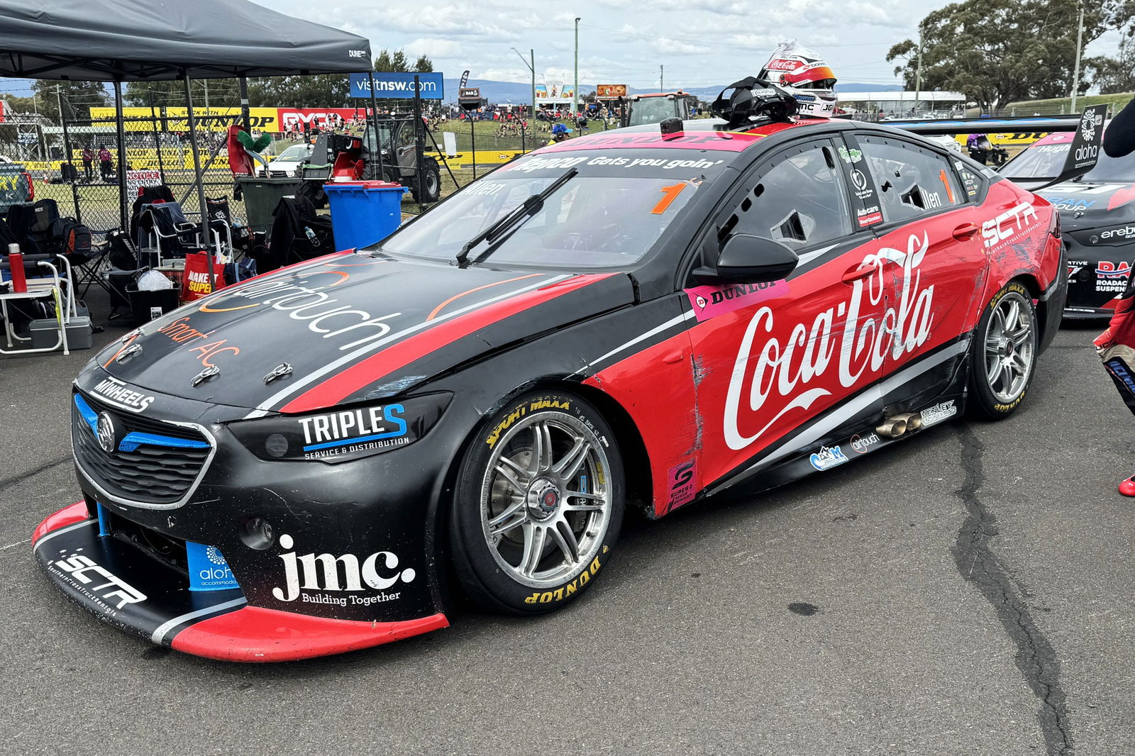 Kai Allen's repaired Holden ZB Commodore. 