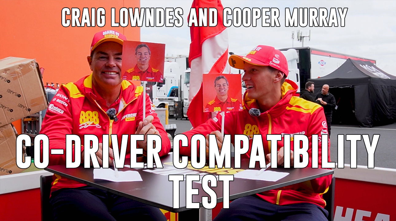 VIDEO: Lowndes and Murray in co-driver compatibility test