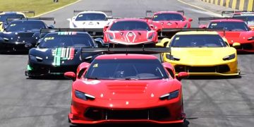 Ferrari recently hosted a test day at Sydney Motorsport Park.