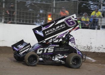 Cam Waters finished second at Simpson Speedway. Image: Supplied