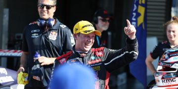 Will Brown after victory in Race 2 of the Supercars Championship at the Bathurst 500. Image: InSyde Media