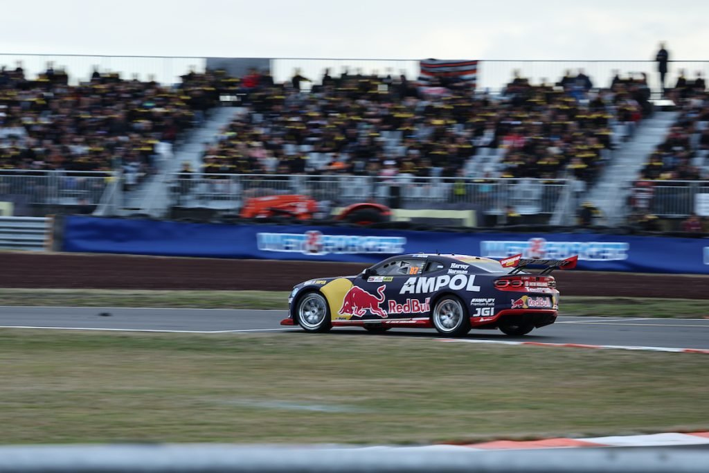 Will Brown eventually took a race-winning lead in the Sunday Supercars Championship encounter at Taupo. Image: InSyde Media