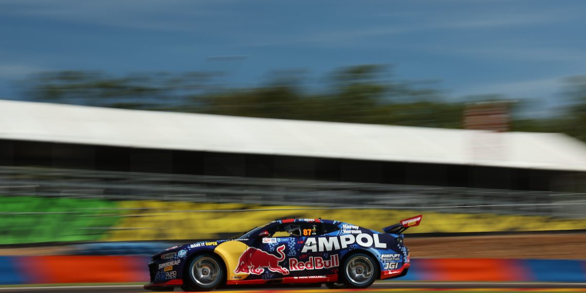 Triple Eight Race Engineering Chevrolet Camaro driver Will Brown laps Hidden Valley Raceway in Practice 1 for the 2024 Darwin Triple Crown. Image: InSyde Media