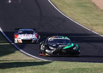 Cam Waters was fastest in Bathurst 12 Hour Practice 6. Image: InSyde Media