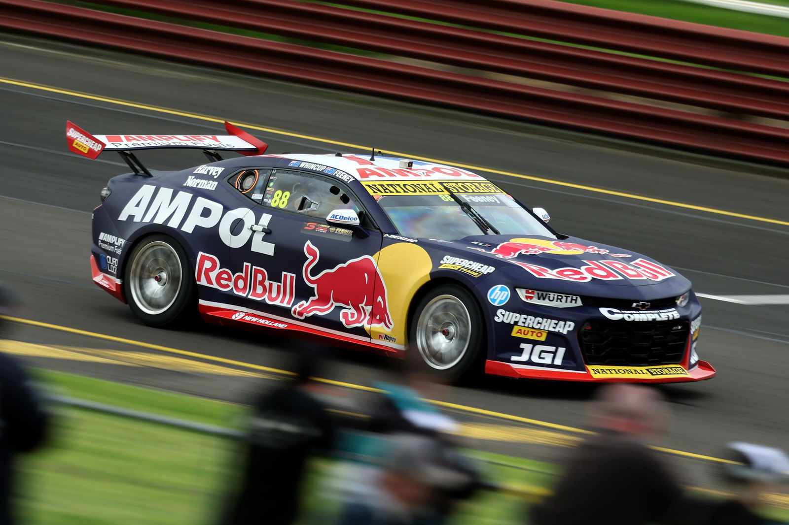 Jamie Whincup in the #88 Red Bull Ampol Racing Chevrolet Camaro. 