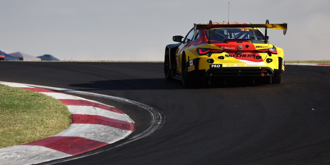 Sheldon van der Linde put the #32 Team WRT BMW on pole position for the 2024 Bathurst 12 Hour. Image: InSyde Media