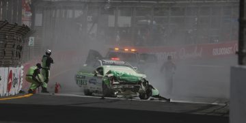 Josh Anderson's crashed Toyota 86. Image: InSyde Media