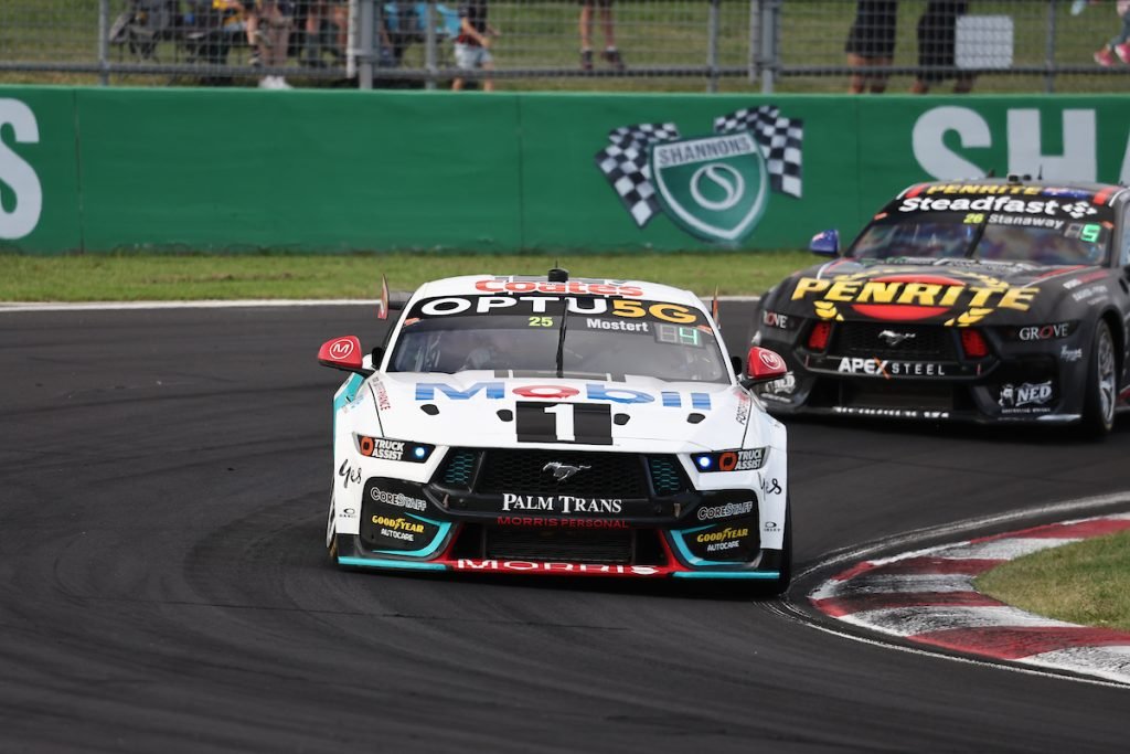 Chaz Mostert finished third in his first race with new engineer Sam Scaffidi. Image: InSyde Media