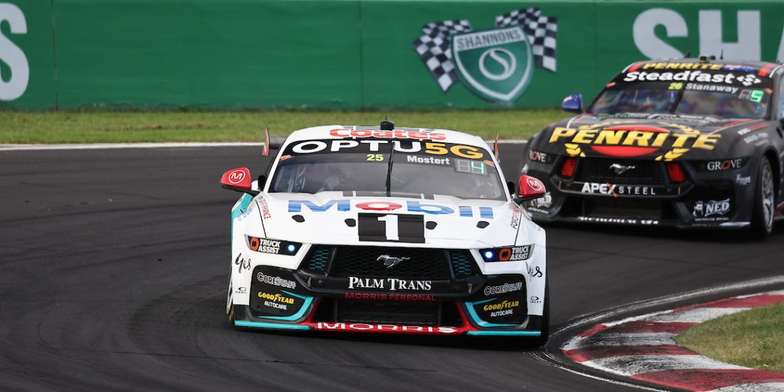 Chaz Mostert finished third in his first race with new engineer Sam Scaffidi. Image: InSyde Media