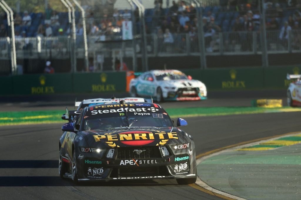 A lack of compulsory pit stops contributed to a frenetic opening Supercars race at the MSS Security Melbourne SuperSprint, believes Penrite Racing's Matt Payne.