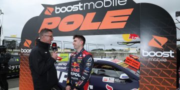 Broc Feeney with Garth Tander. Pic: InSyde Media