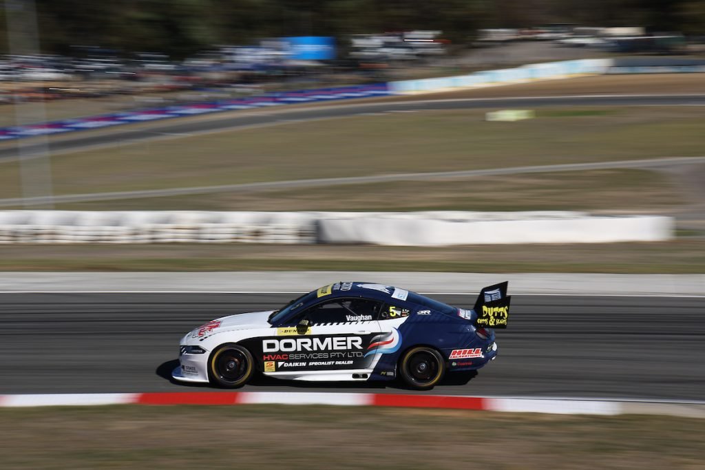 Brad Vaughan is the pole-sitter for the Sunday Super2 race at Wanneroo Raceway in Perth. Image: InSyde Media