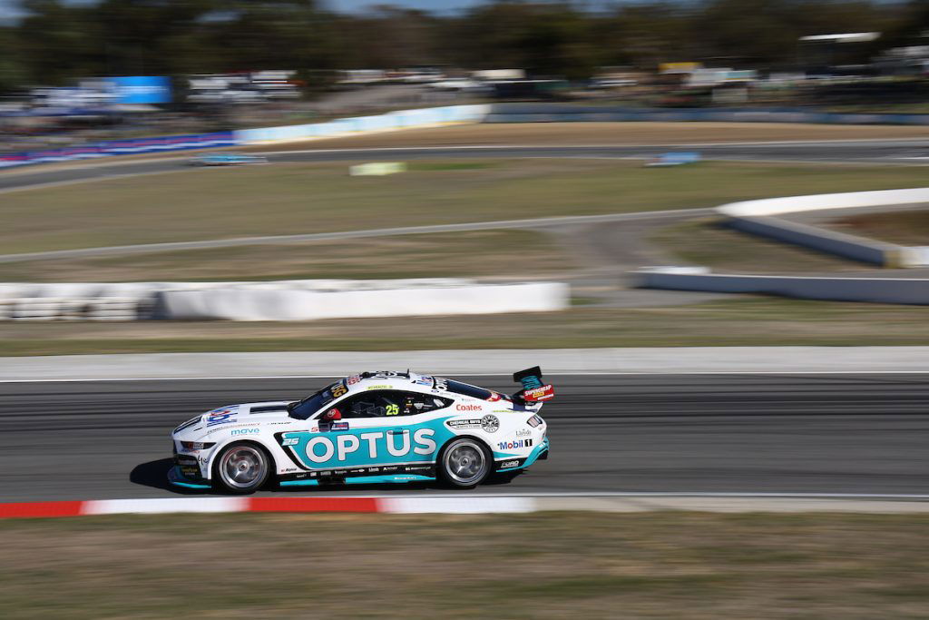 Chaz Mostert set the fastest two laps when pole position for Race 9 of the Supercars Championship was on the line. Image: InSyde Media