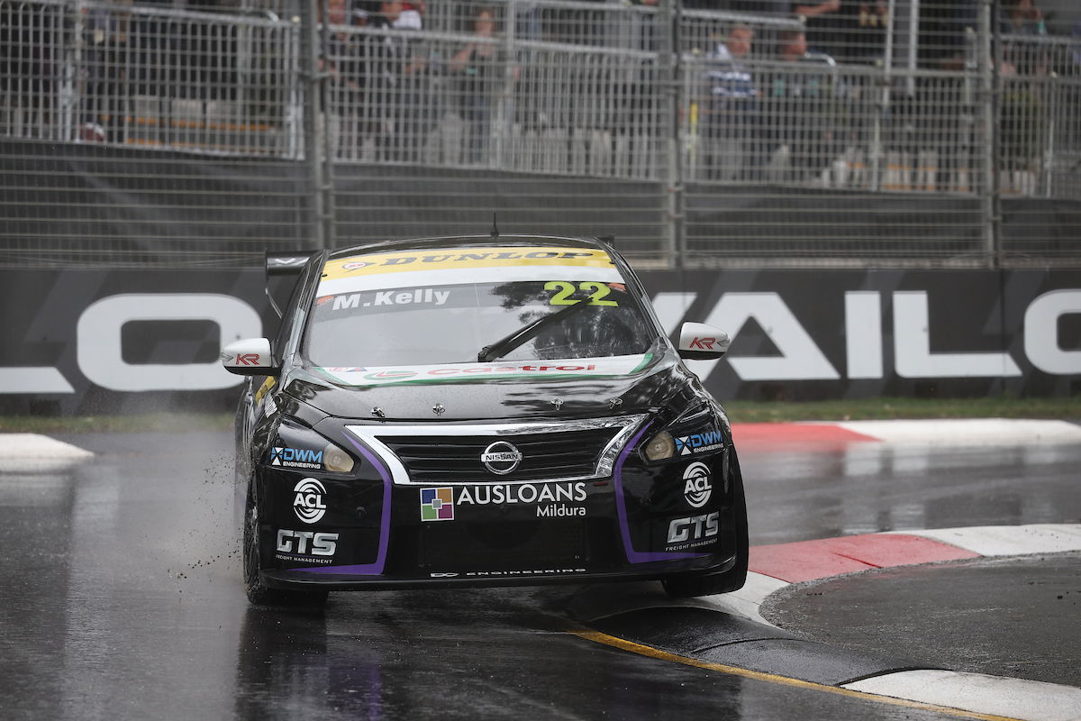 Kelly stuns Super2 in his Super3 Nissan