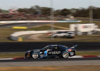 Brodie Kostecki was running fifth when he had to retire from the Sunday Supercars Championship race in Perth. Image: InSyde Media