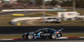 Brodie Kostecki was running fifth when he had to retire from the Sunday Supercars Championship race in Perth. Image: InSyde Media
