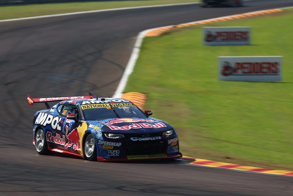 Will Brown is on provisional pole position for Race 12 of the Supercars Championship at the Darwin Triple Crown at Hidden Valley Raceway. Image: InSyde Media