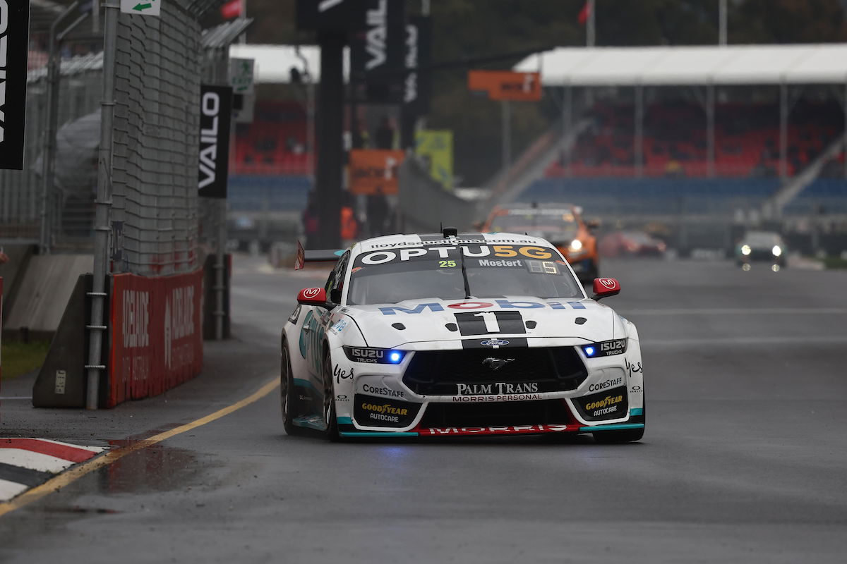 Mostert fastest in wet Adelaide 500 practice