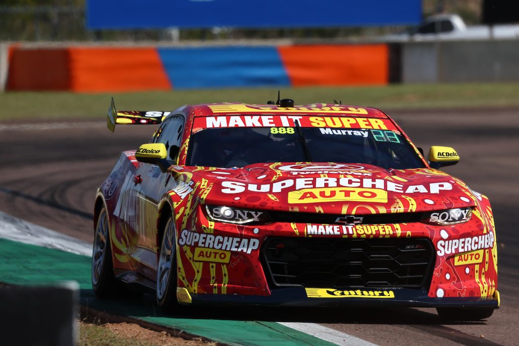 Cooper Murray is on his Supercars Championship debut in the Supercheap Auto Camaro. Image: InSyde Media