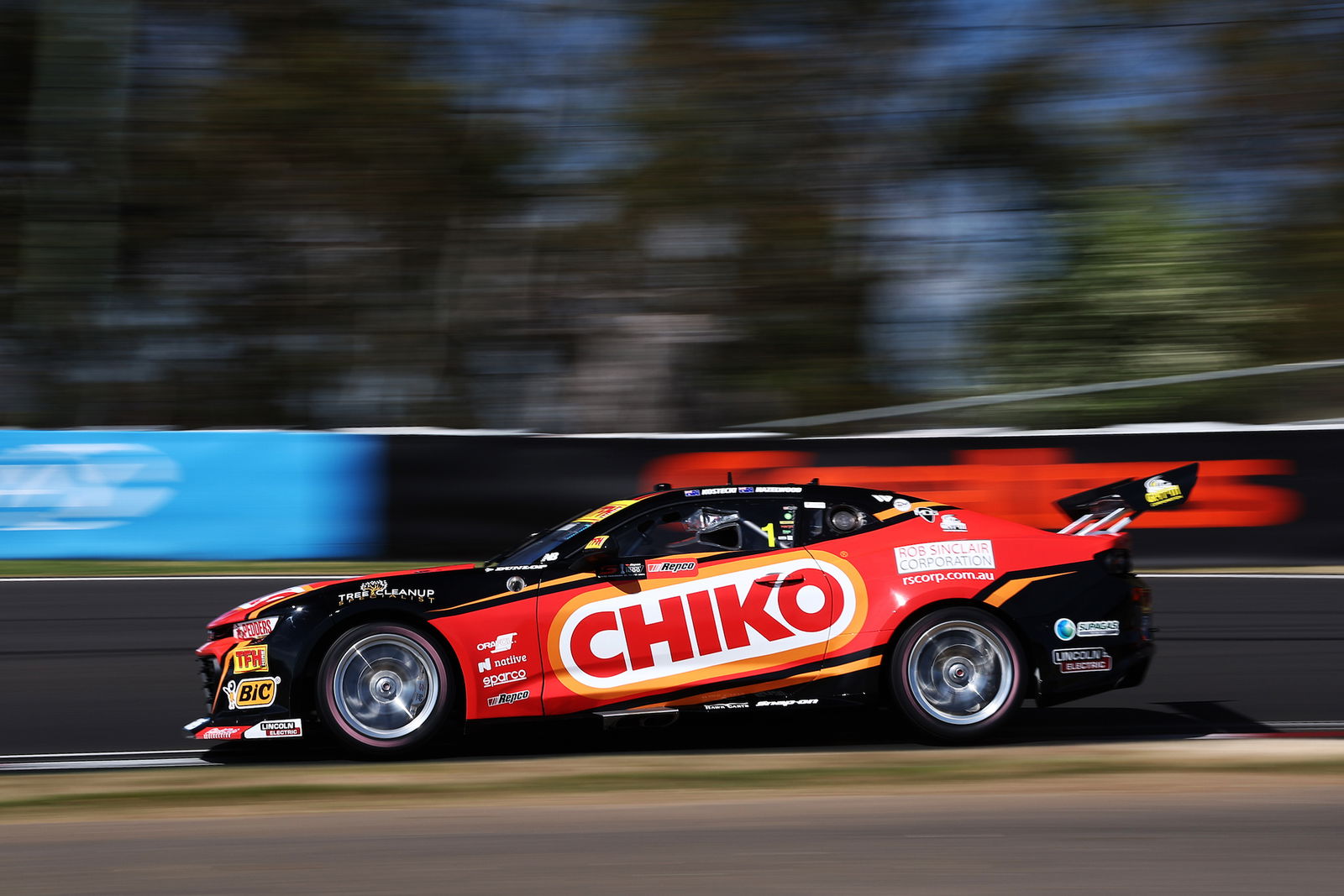 The Brodie Kostecki/Todd Hazelwood Erebus Motorsport Chevrolet Camaro. 