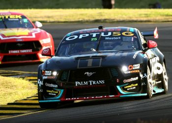 Chaz Mostert in the #25 Ford Mustang.