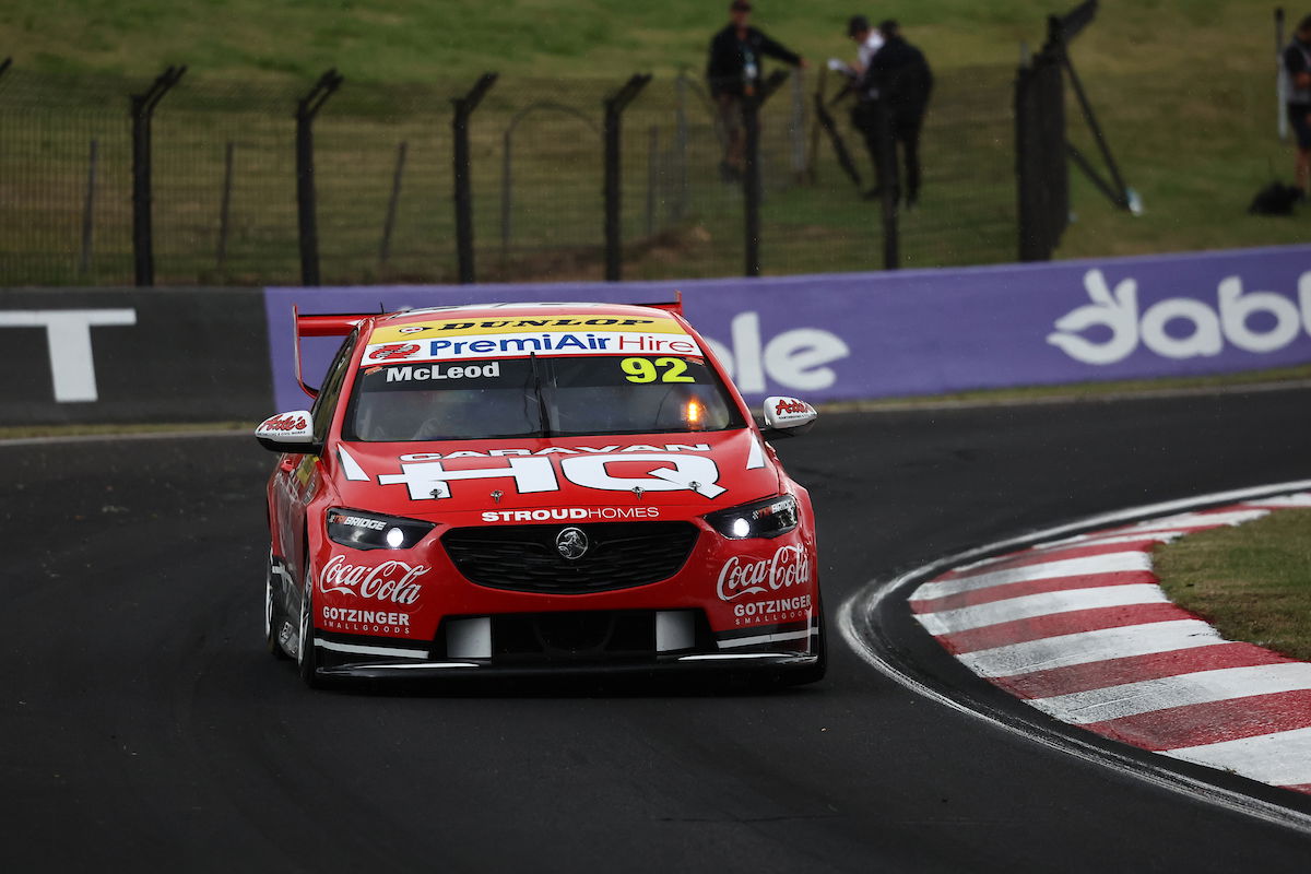 McLeod quickest in wet-dry Super2 Practice 2