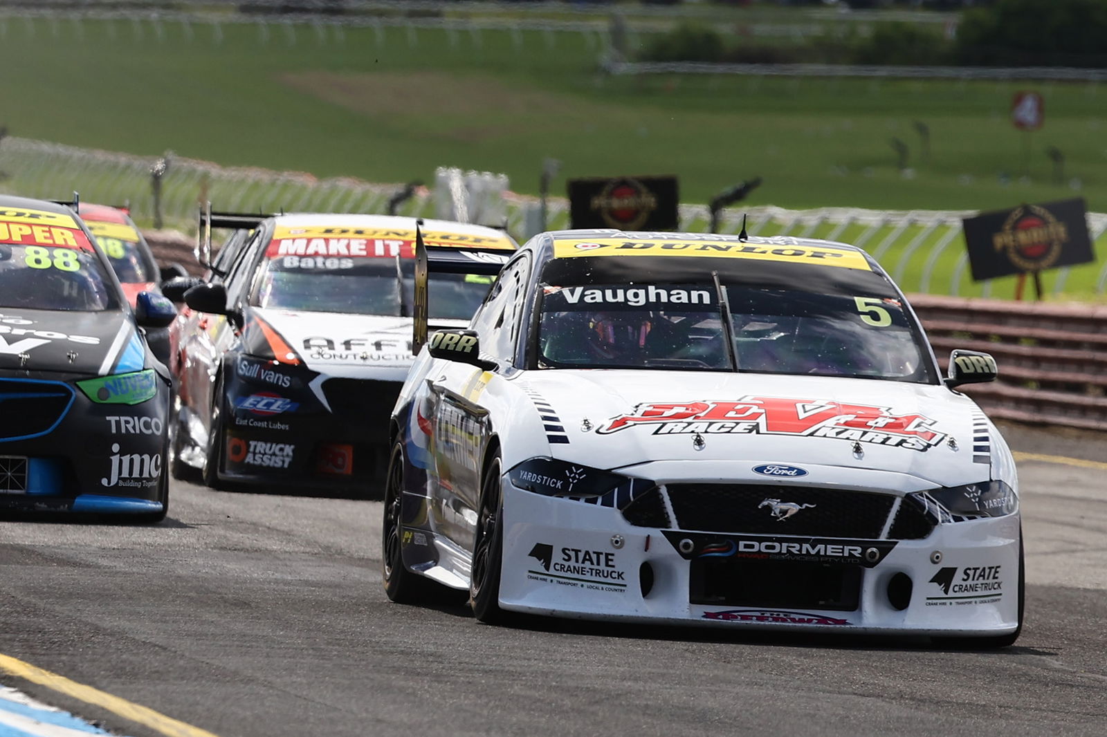 Brad Vaughan won the second Super2 Series race at Sandown.