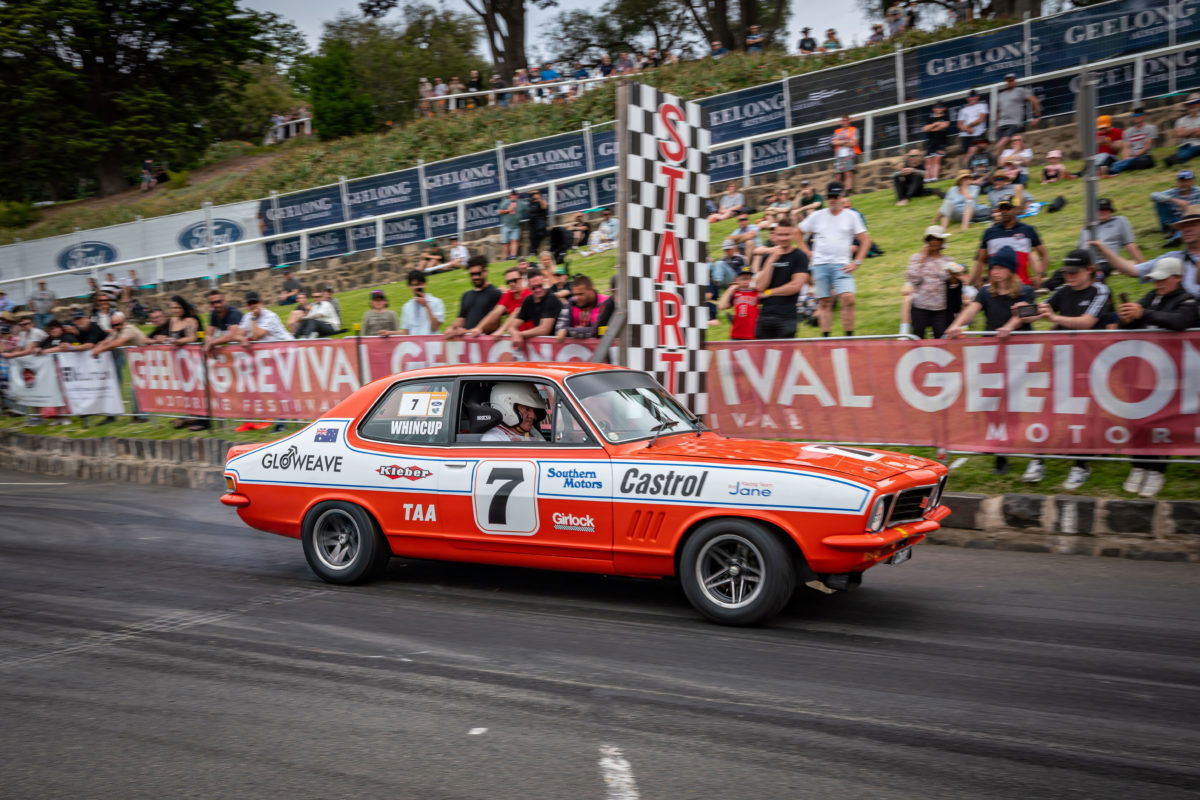 Graeme Whincup at the wheel of his storied Holden LJ Torana GTR XU-1. Image: Colson Photography.