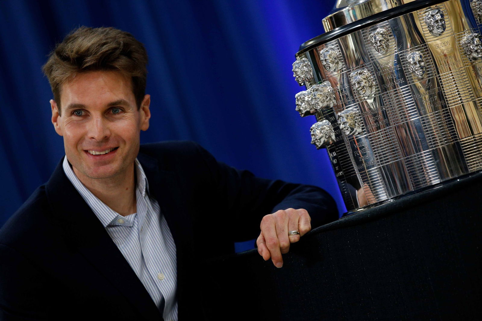 GALLERY: Power’s likeness unveiled on Borg-Warner Trophy