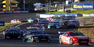 The start of Race 16 of the 2024 Supercars season.