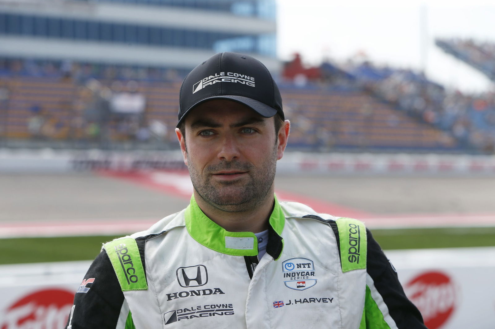 Jack Harvey at Iowa Speedway.