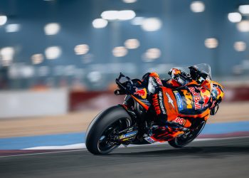 Jack Miller crashed out of the Qatar Grand Prix. Image: KTM Images/Polarity Photo