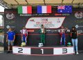 Jay Kostecki (R) finished third in the Mini Under-10 category at the WSK Super Cup