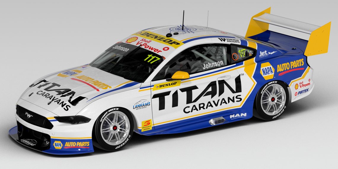 A render of the Jett Johnson livery. Image: Supplied