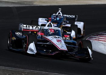 The Josef Newgarden crew needs to improve on road courses in 2024, says his engineer, Luke Mason. Image: Penske Entertainment/James Black