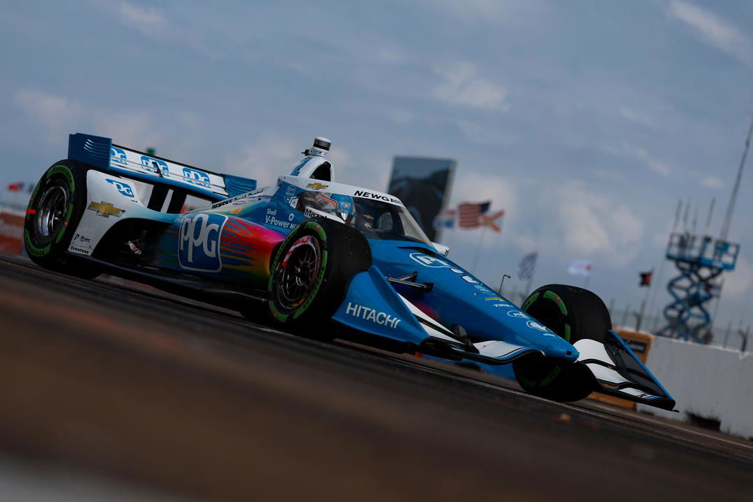 Newgarden wins in St Petersburg, McLaughlin third