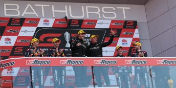 The 2024 Bathurst 1000 podium