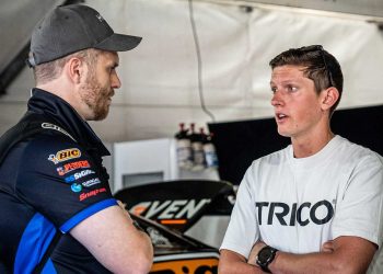 Cooper Murray with Brodie Kostecki at the GC500. Image: Erebus Motorsport