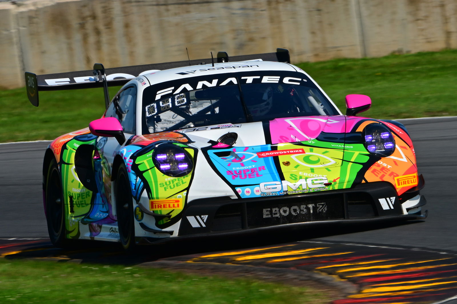 Tom Sargent's Porsche 911 GT3 R he races in GT World Challenge America.