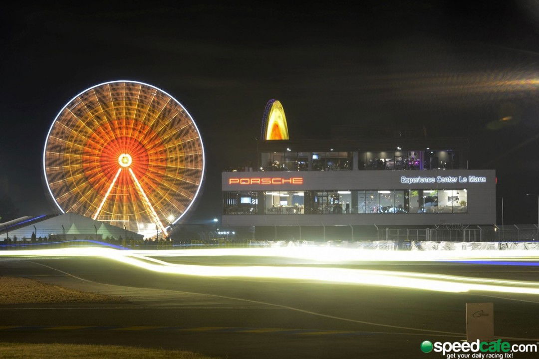 Le Mans at night is a sight to behold