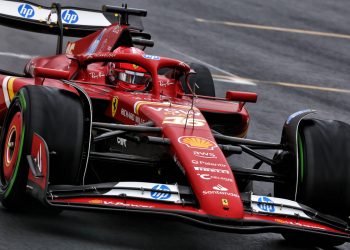 Charles Leclerc will start on pole for the Belgian Grand Prix despite Max Verstappen going fastest in qualifying. Image: Charniaux / XPB Images