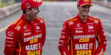 Craig Lowndes and Cooper Murray