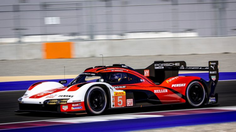 Matt Campbell scored pole for Porsche at the WEC opener in Qatar. Image: Porsche