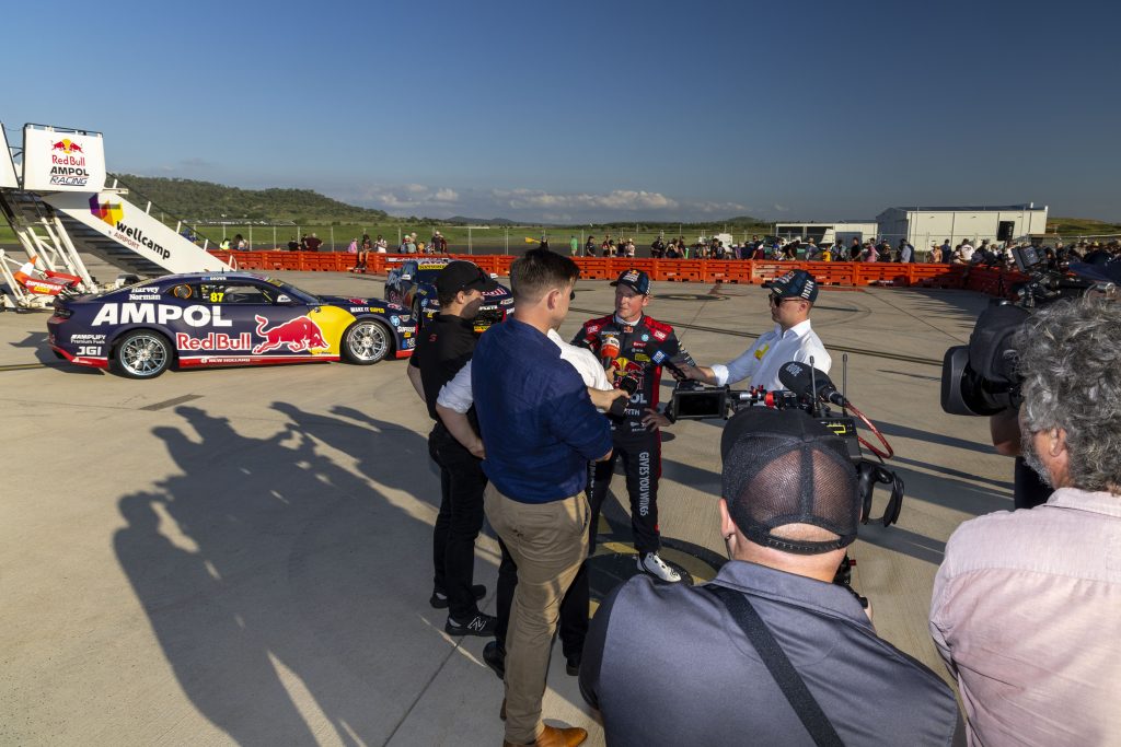 Triple Eight Race Engineering's season launch at Toowoomba Wellcamp Airport. Image: Supplied